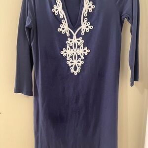 Lilly Pulitzer Navy Blue Dress Worn Once